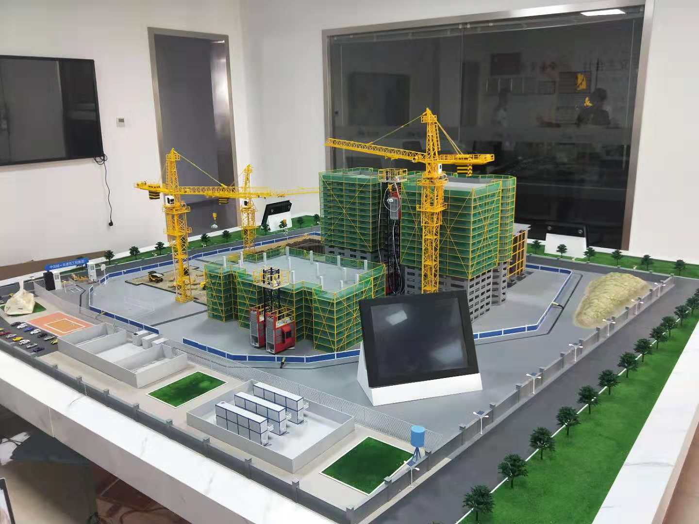 罗甸县建筑施工场景模型